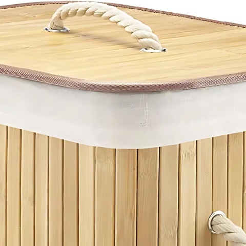 Kosz pojemnik bambusowy na pranie SN7081