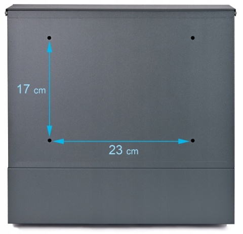 Skrzynka pocztowa na listy SN3645-2 Czarna