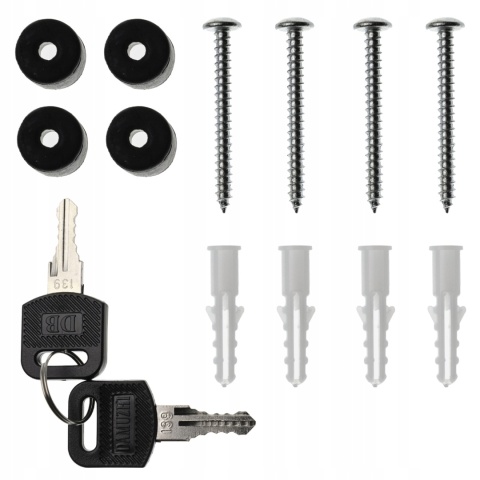 Skrzynka pocztowa na listy SN3663-2 Czarny