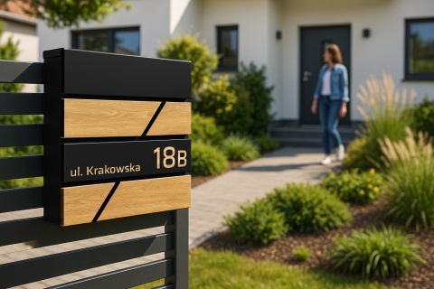 Skrzynka pocztowa na listy z adresem SN3638-2-D1