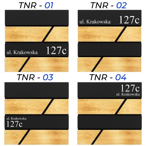 Skrzynka pocztowa na listy z adresem SN3638-2-D
