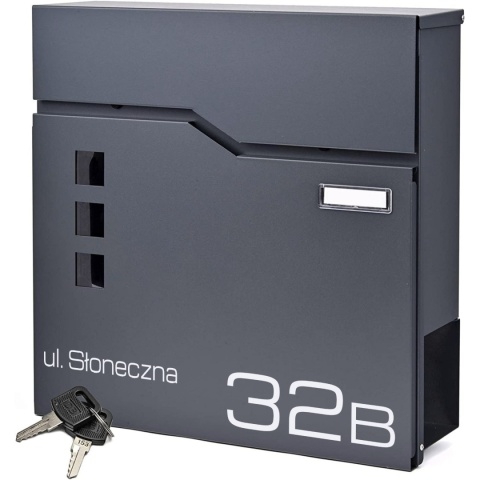 Skrzynka pocztowa na listy z adresem SN3678-1-D