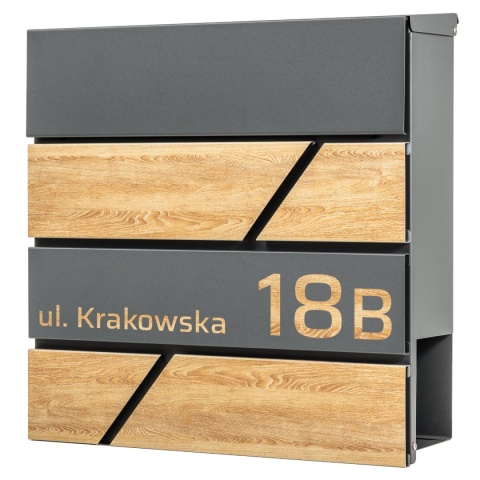 Skrzynka pocztowa na listy z adresem SN3638-D1