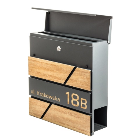 Skrzynka pocztowa na listy z adresem SN3638-D1