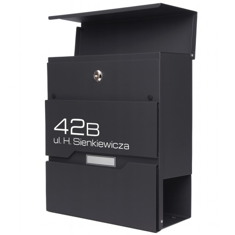 Skrzynka pocztowa na listy z adresem SN3673-1-D