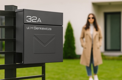 Skrzynka pocztowa na listy z adresem SN3689-1-D