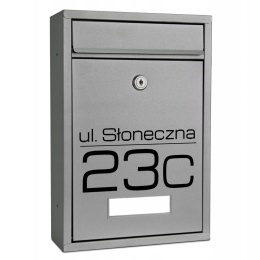 Skrzynka pocztowa na listy z adresem SN3668-D