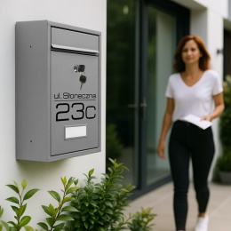 Skrzynka pocztowa na listy z adresem SN3668-D