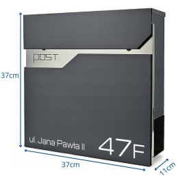 Skrzynka pocztowa na listy z adresem SN3692-1-D