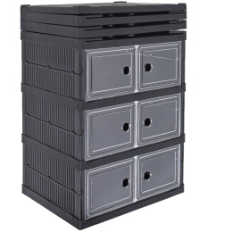 12x Pudełko pojemnik organizer szafka regał stojak na buty obuwie z klapą SN7062