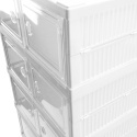 12x Pudełko pojemnik organizer szafka regał stojak na buty obuwie z klapą SN7061