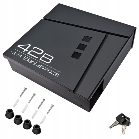 Skrzynka pocztowa na listy z adresem SN3681-1-D