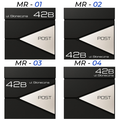 Skrzynka pocztowa na listy z adresem SN3693-2-D