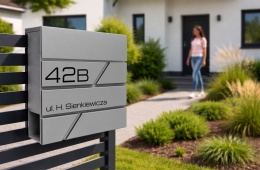 Skrzynka pocztowa na listy z adresem SN3642-4-D