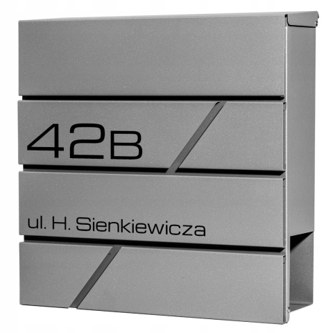 Skrzynka pocztowa na listy z adresem SN3642-4-D