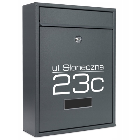 Skrzynka pocztowa na listy z adresem SN3664-7-D