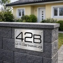 Tabliczka adresowa z numerem domu SN3630-3-D