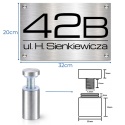 Tabliczka adresowa z numerem domu SN3630-3-D