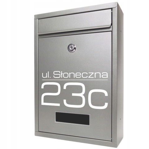 Skrzynka pocztowa na listy z adresem SN3664-4-D