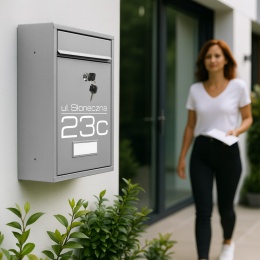 Skrzynka pocztowa na listy z adresem SN3664-4-D