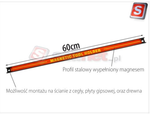 Listwa magnetyczna 60cm SN3522 Listwa magnetyczna 60cm SN3522