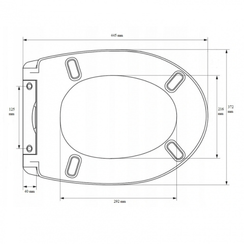 Deska WC wolnoopadająca DUROPLAST SN9442 Deska WC wolnoopadająca DUROPLAST SN9442