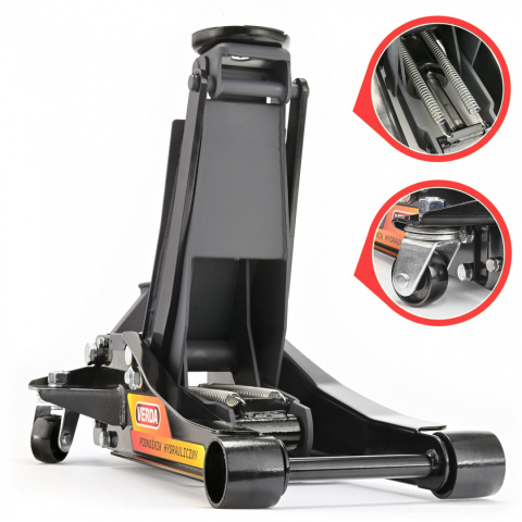 Podnośnik hydrauliczny niskoprofilowy dwutłokowy 3,0T SN3065 Podnośnik hydrauliczny niskoprofilowy dwutłokowy 3,0T SN3065