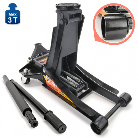 Podnośnik hydrauliczny niskoprofilowy dwutłokowy 3,0T SN3065 Podnośnik hydrauliczny niskoprofilowy dwutłokowy 3,0T SN3065
