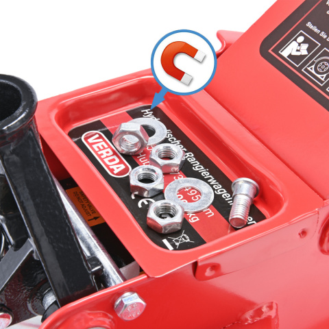 Podnośnik hydrauliczny niskoprofilowy dwutłokowy 3T SN9315 Podnośnik hydrauliczny niskoprofilowy dwutłokowy 3T SN9315