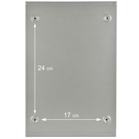 Skrzynka pocztowa na listy SN3664-4 Srebrny Aluminiowy Skrzynka pocztowa na listy SN3664-4 Srebrny Aluminiowy