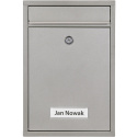 Skrzynka pocztowa na listy SN3664-4 Srebrny Aluminiowy