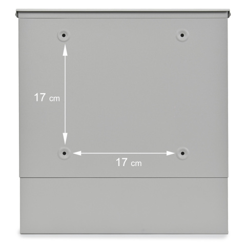 Skrzynka pocztowa na listy SN3670-4 Srebrny Aluminiowy Skrzynka pocztowa na listy SN3670-4 Srebrny Aluminiowy