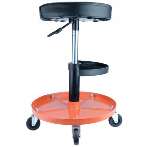 Taboret warsztatowy stołek obrotowy siedzisko z półką 136 KG SN6713 Taboret warsztatowy stołek obrotowy siedzisko z półką 136 KG SN6713