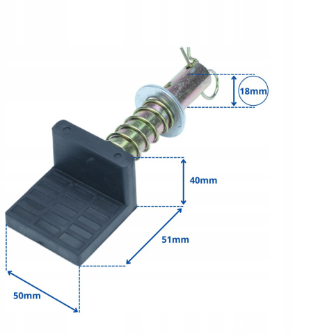 Adapter uchwyty piny do stojaka podnośnika motocyklowego pod wahacz tył L SN1740 Adapter uchwyty piny do stojaka podnośnika motocyklowego pod wahacz tył L SN1740